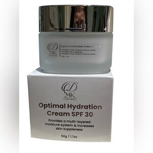 Dor24k cosmetics Hydration Cream SPF 30 - Silver and White